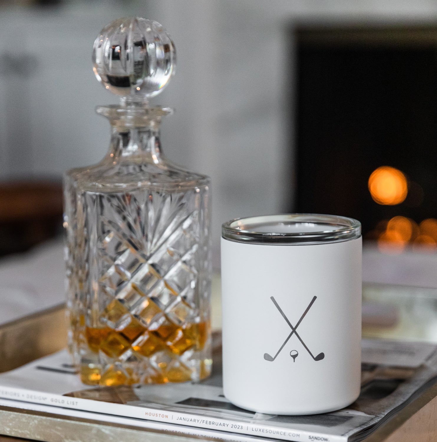 Limited Edition Golf Whiskey in White