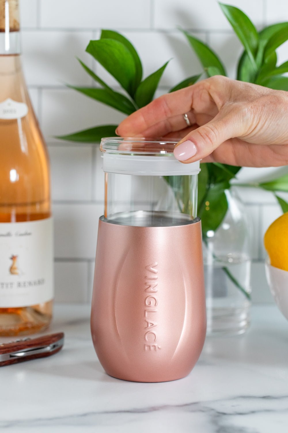 Glass-Lined Drinkware for Wine Lovers: Elegant Insulated Glasses