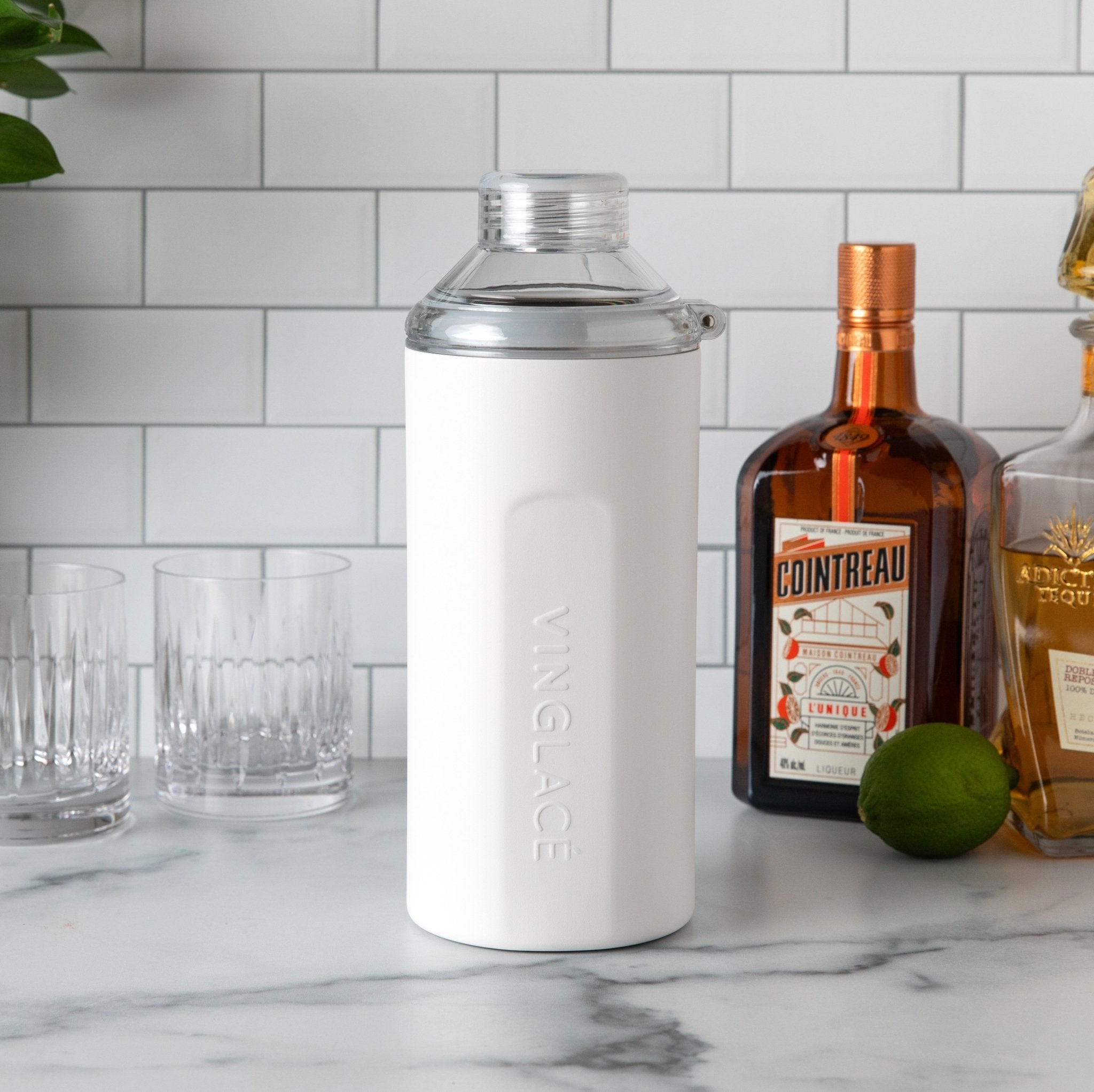 Wine Chiller & Leak Proof Lid w/Insert Set