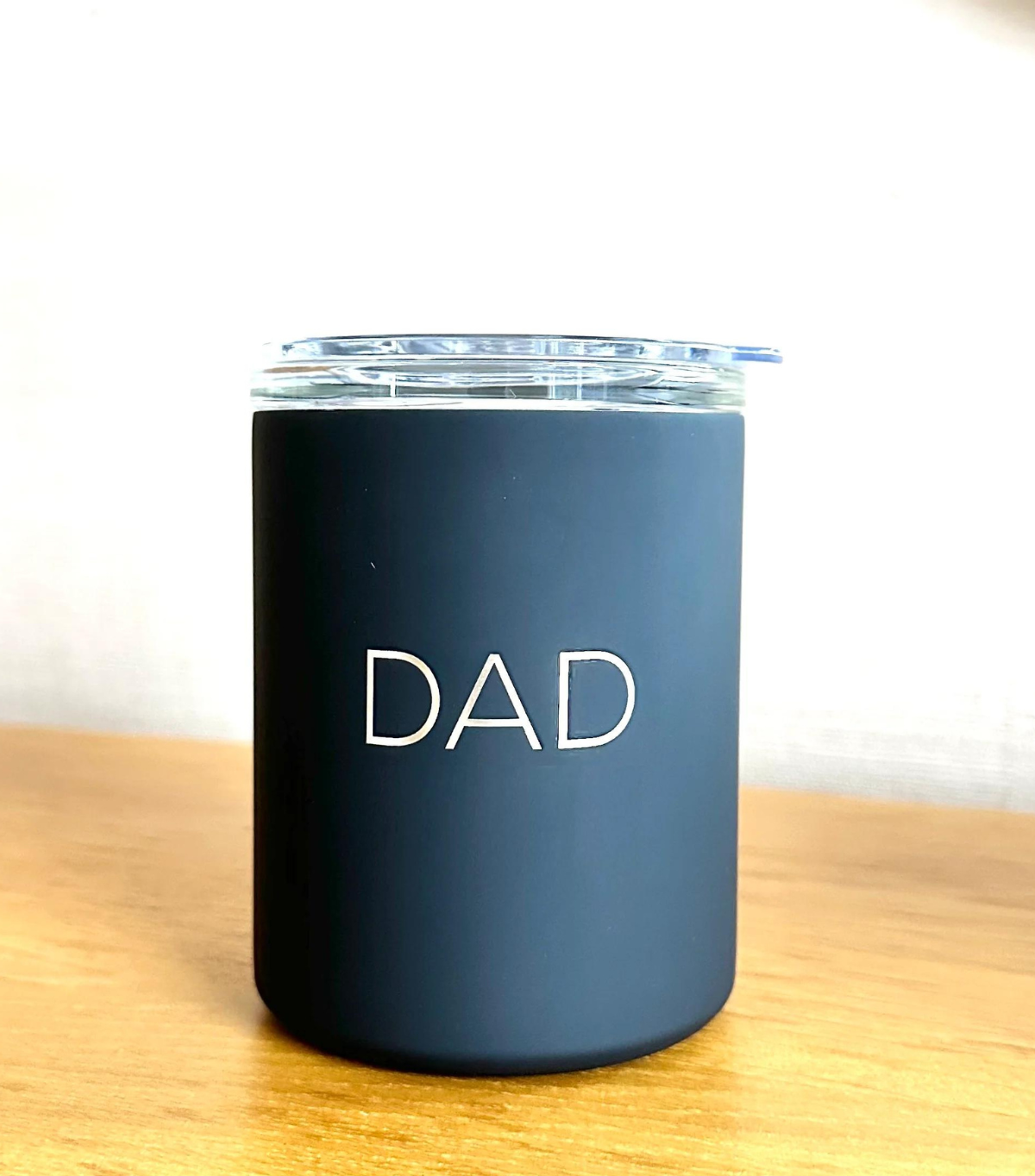 Limited Edition DAD Glass Lined Whiskey Glass in Black