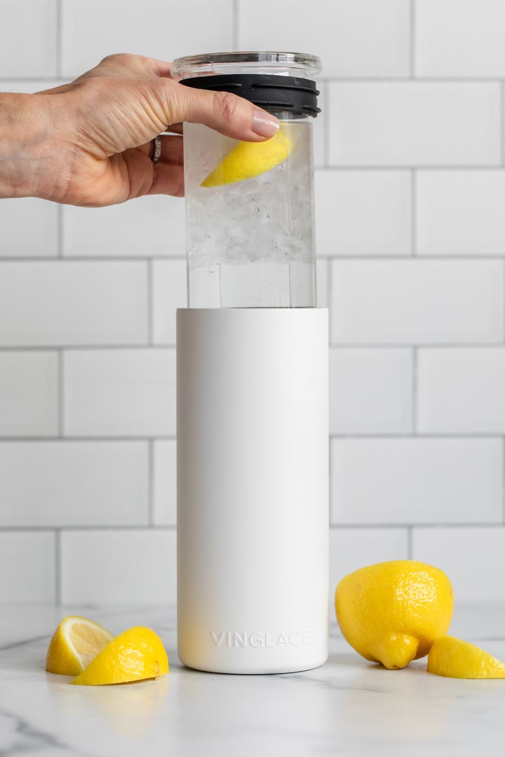 Glass Lined Water Bottle