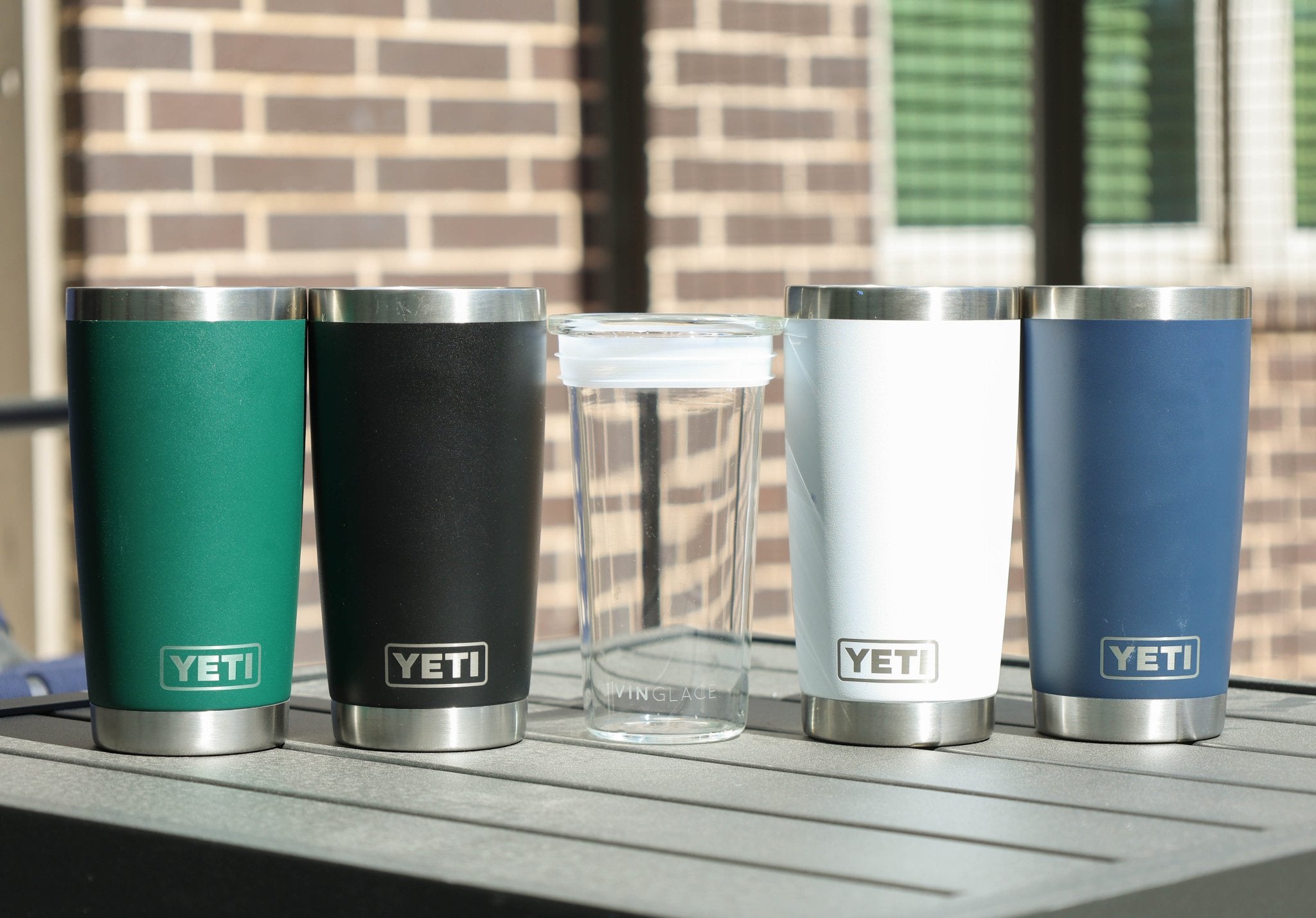 YETI Rambler 20 oz. with Glass Insert – Vinglacé