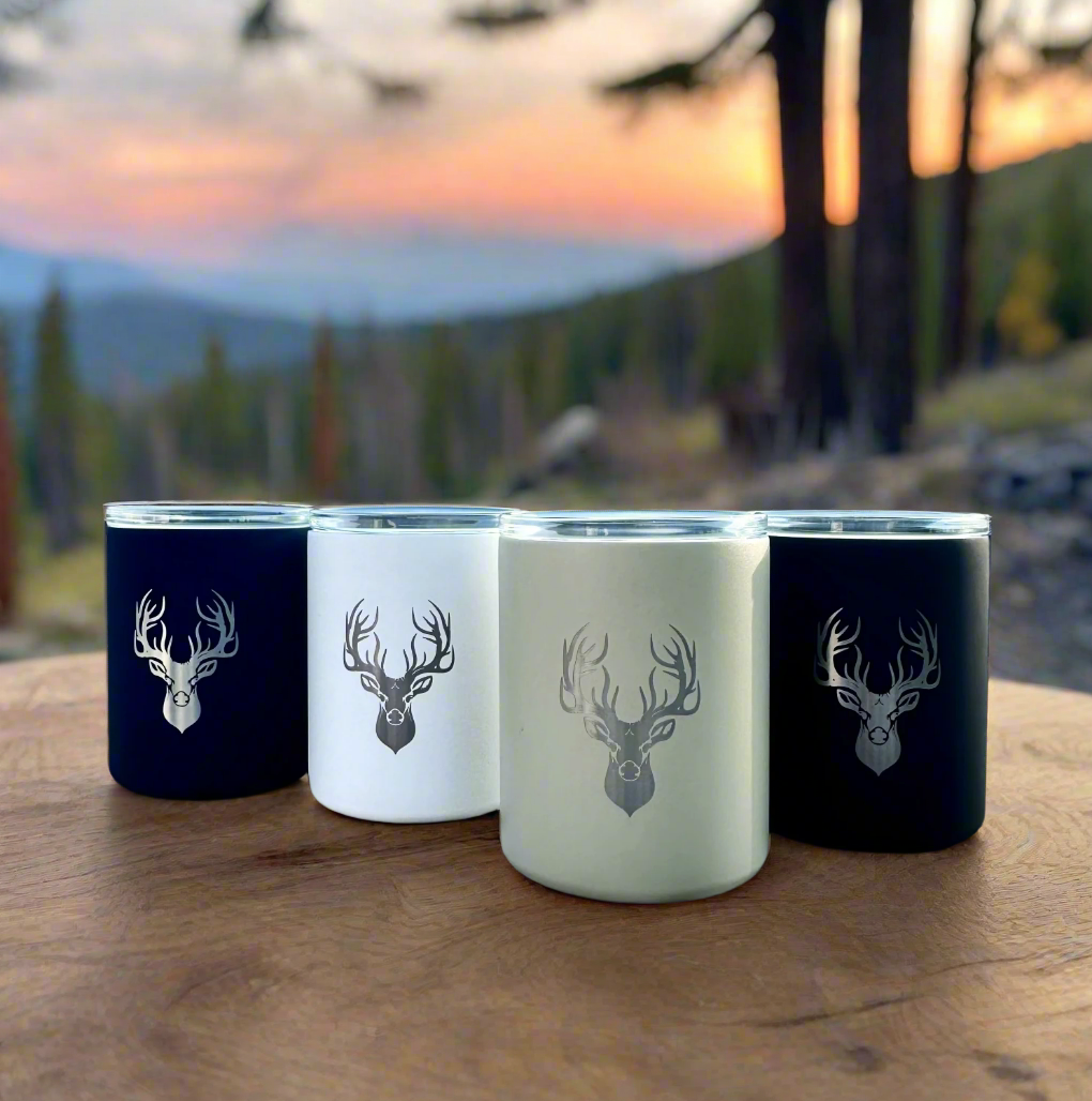 Limited Edition Deer Hunter Set of 4 Whiskey Glasses